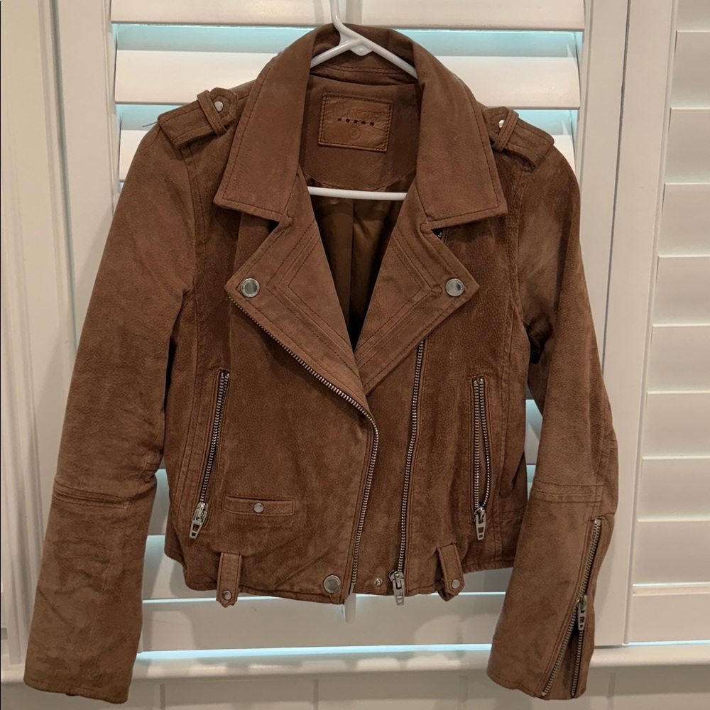 Blank NYC Tan Suede Jacket